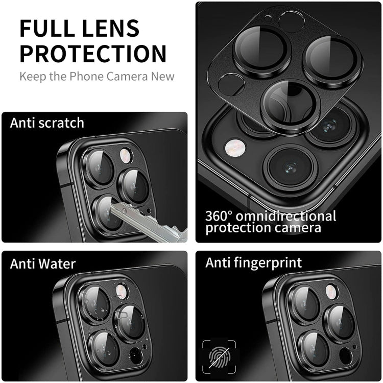 For iPhone 16 / 16 Plus ENKAY Anti-reflection Camera Lens Aluminium Alloy Tempered Glass Film(Green)
