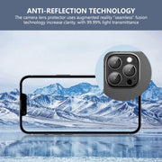 For iPhone 16 / 16 Plus ENKAY Anti-reflection Camera Lens Aluminium Alloy Tempered Glass Film(Green)