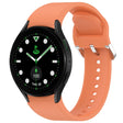 For Samsung Galaxy watch 5 Golf Edition Solid Color Silver Buckle Quick Release Silicone Watch Band(Orange) - free shipping - PMC TechLife - Order now!