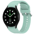 For Samsung Galaxy watch 5 Golf Edition Solid Color Silver Buckle Quick Release Silicone Watch Band(Teal) - free shipping - PMC TechLife - Order now!