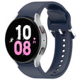For Samsung Galaxy Watch 5  44mm Solid Color Silver Buckle Quick Release Silicone Watch Band(Midnight Blue) - free shipping - PMC TechLife - Order now!