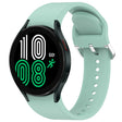 For Samsung Galaxy Watch 4 44mm Solid Color Silver Buckle Quick Release Silicone Watch Band(Teal) - free shipping - PMC TechLife - Order now!