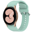 For Samsung Galaxy Watch 4 40mm Solid Color Silver Buckle Quick Release Silicone Watch Band(Teal) - free shipping - PMC TechLife - Order now!