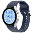 For Samsung Galaxy Watch 7 44mm Solid Color Silver Buckle Quick Release Silicone Watch Band(Midnight Blue) - free shipping - PMC TechLife - Order now!