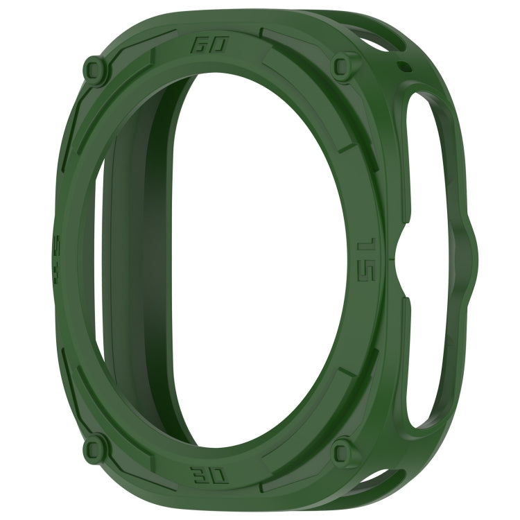 For Samsung Galaxy Watch Ultra 47mm Armored TPU Watch Protective Case(Green)
