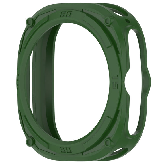 For Samsung Galaxy Watch Ultra 47mm Armored TPU Watch Protective Case(Green)