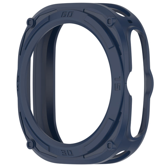 For Samsung Galaxy Watch Ultra 47mm Armored TPU Watch Protective Case(Blue)