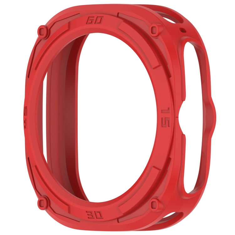 For Samsung Galaxy Watch Ultra 47mm Armored TPU Watch Protective Case(Red)