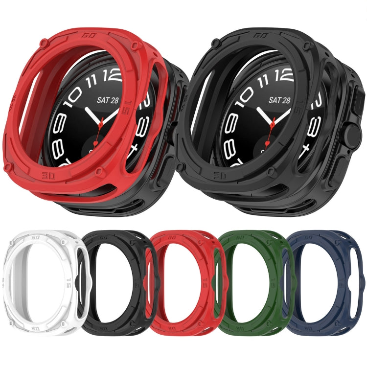 For Samsung Galaxy Watch Ultra 47mm Armored TPU Watch Protective Case(Blue)