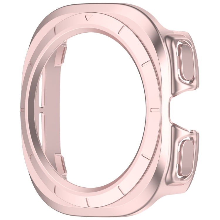 For Samsung Galaxy Watch Ultra 47mm Half Coverage Hollowed PC Watch Protective Case(Pink)