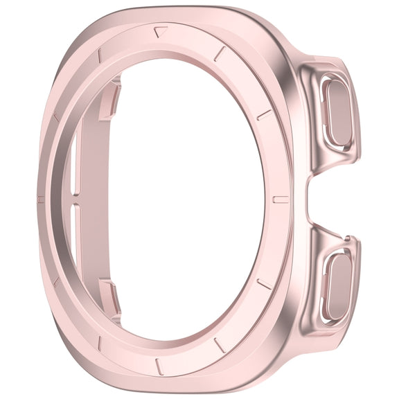 For Samsung Galaxy Watch Ultra 47mm Half Coverage Hollowed PC Watch Protective Case(Pink)