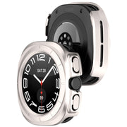 For Samsung Galaxy Watch Ultra 47mm Half Coverage Hollowed PC Watch Protective Case(Starlight)