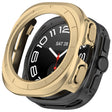For Samsung Galaxy Watch Ultra 47mm Half Coverage Hollowed PC Watch Protective Case(Champagne) - Watch Cases by PMC TechLife | Online Shopping South Africa | PMC TechLife | Buy Now Pay Later Mobicred