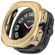 For Samsung Galaxy Watch Ultra 47mm Half Coverage Hollowed PC Watch Protective Case(Champagne)