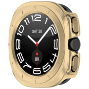 For Samsung Galaxy Watch Ultra 47mm Half Coverage Hollowed PC Watch Protective Case(Champagne)