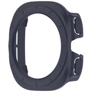 For Samsung Galaxy Watch Ultra 47mm Half Coverage Hollowed PC Watch Protective Case(Dark Blue)