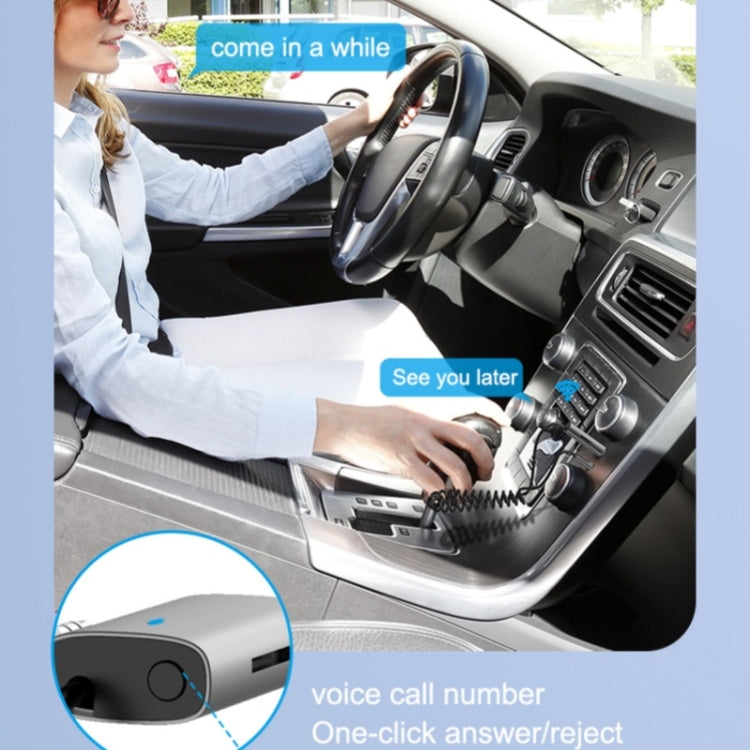 M01 Car Bluetooth Receiver Hands-Free Call  3.5mm AUX Stereo Car Wireless Adapter