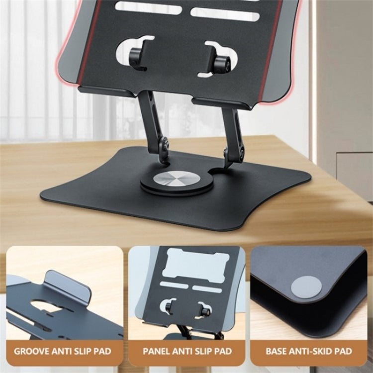 G69 Heat Dissipation Rotatable Notebook Desktop Stand Aluminum Alloy Foldable Laptop Bracket(Grey)