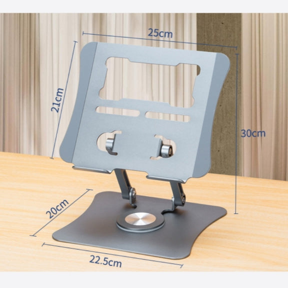 G69 Heat Dissipation Rotatable Notebook Desktop Stand Aluminum Alloy Foldable Laptop Bracket(Grey)