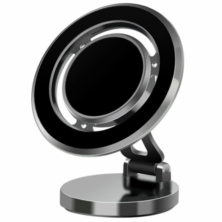 G168 Rotatable Cellphone Stand Car Dashboard Windshield Magnetic Phone Holder(Grey)