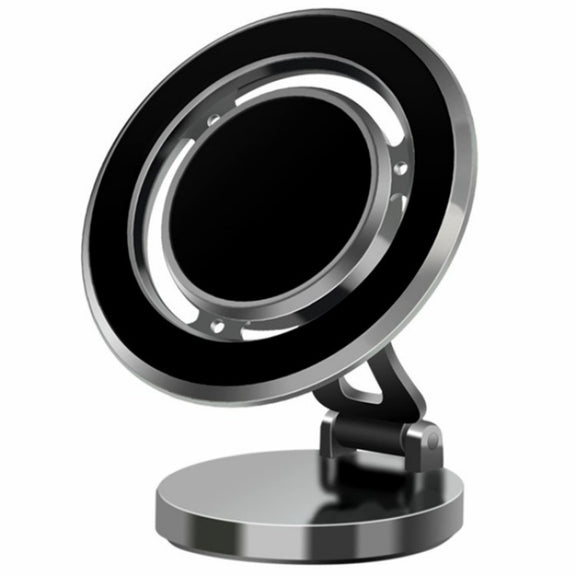 G168 Rotatable Cellphone Stand Car Dashboard Windshield Magnetic Phone Holder(Grey)
