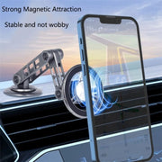 G198 Adjustable Robotic Arm Cellphone Stand Car Dashboard Windshield Magnetic Phone Holder(Silver)