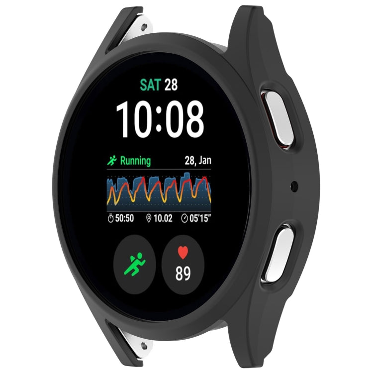 For Sansung Galaxy Watch 7 40mm Half Pack Hollow PC Watch Protective Case(Black)