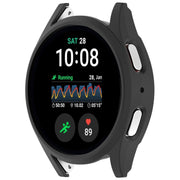 For Sansung Galaxy Watch 7 40mm Half Pack Hollow PC Watch Protective Case(Black)