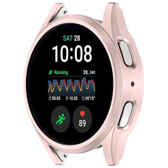 For Sansung Galaxy Watch 7 40mm Half Pack Hollow PC Watch Protective Case(Rose Pink)
