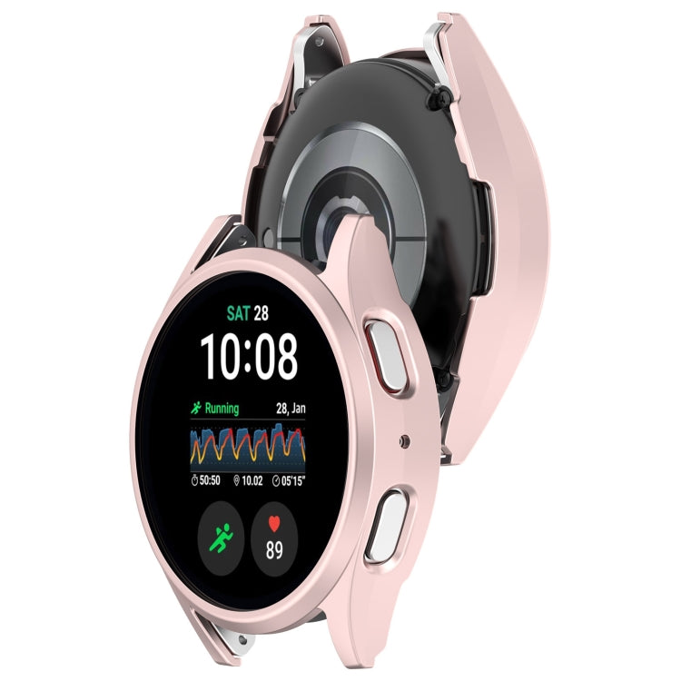 For Sansung Galaxy Watch 7 40mm Half Pack Hollow PC Watch Protective Case(Rose Pink)