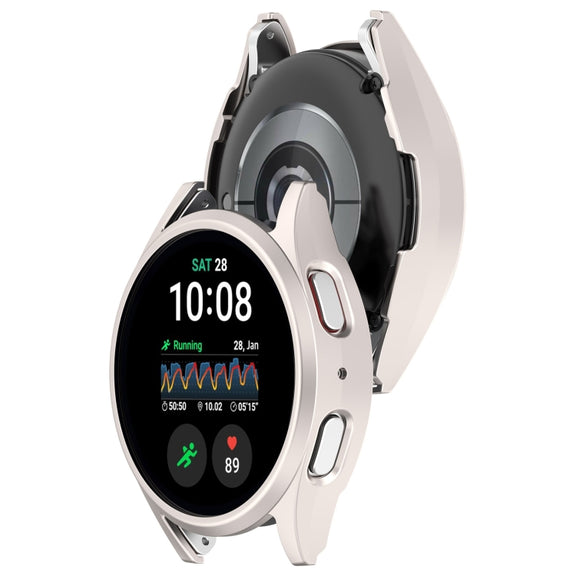 For Sansung Galaxy Watch 7 40mm Half Pack Hollow PC Watch Protective Case(Starlight)