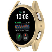 For Sansung Galaxy Watch 7 40mm Half Pack Hollow PC Watch Protective Case(Champaign Gold)