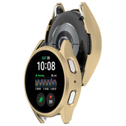 For Sansung Galaxy Watch 7 40mm Half Pack Hollow PC Watch Protective Case(Champaign Gold)