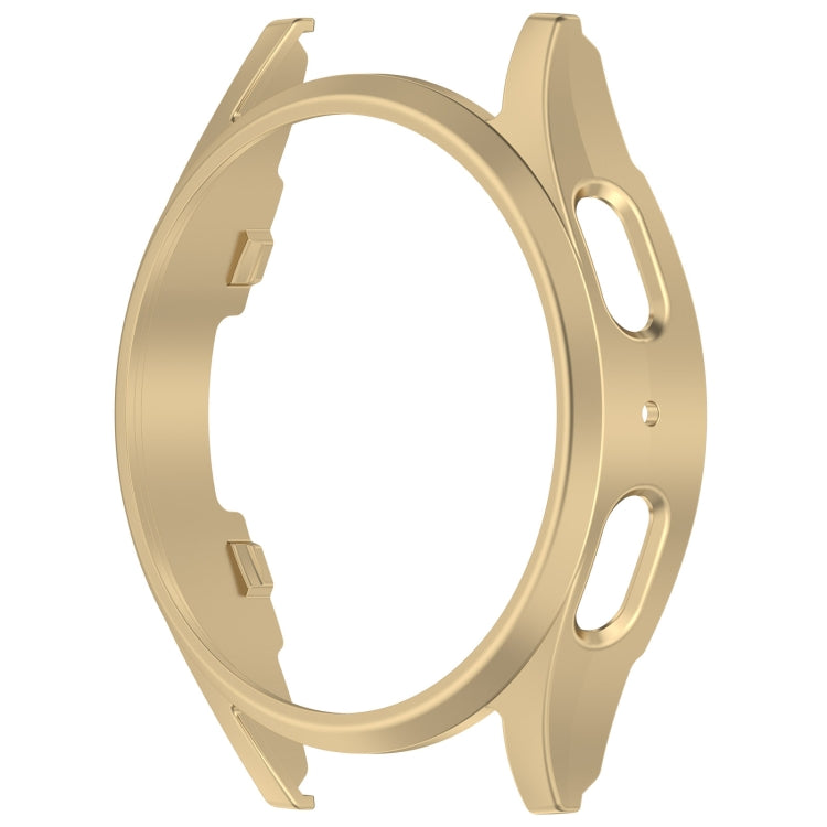 For Sansung Galaxy Watch 7 40mm Half Pack Hollow PC Watch Protective Case(Champaign Gold)