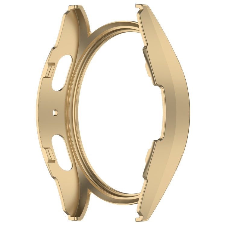 For Sansung Galaxy Watch 7 40mm Half Pack Hollow PC Watch Protective Case(Champaign Gold)