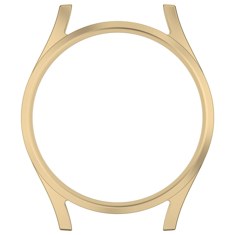 For Sansung Galaxy Watch 7 40mm Half Pack Hollow PC Watch Protective Case(Champaign Gold)