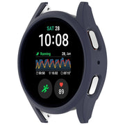 For Sansung Galaxy Watch 7 40mm Half Pack Hollow PC Watch Protective Case(Midnight Blue)