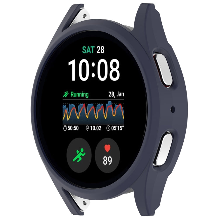 For Sansung Galaxy Watch 7 40mm Half Pack Hollow PC Watch Protective Case(Midnight Blue)