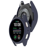 For Sansung Galaxy Watch 7 40mm Half Pack Hollow PC Watch Protective Case(Midnight Blue)
