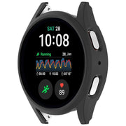 For Sansung Galaxy Watch 7 44mm Half Pack Hollow PC Watch Protective Case(Black)