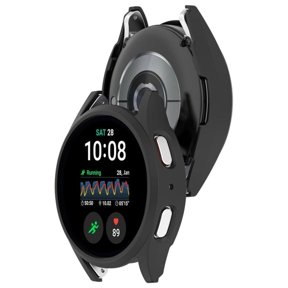 For Sansung Galaxy Watch 7 44mm Half Pack Hollow PC Watch Protective Case(Black)