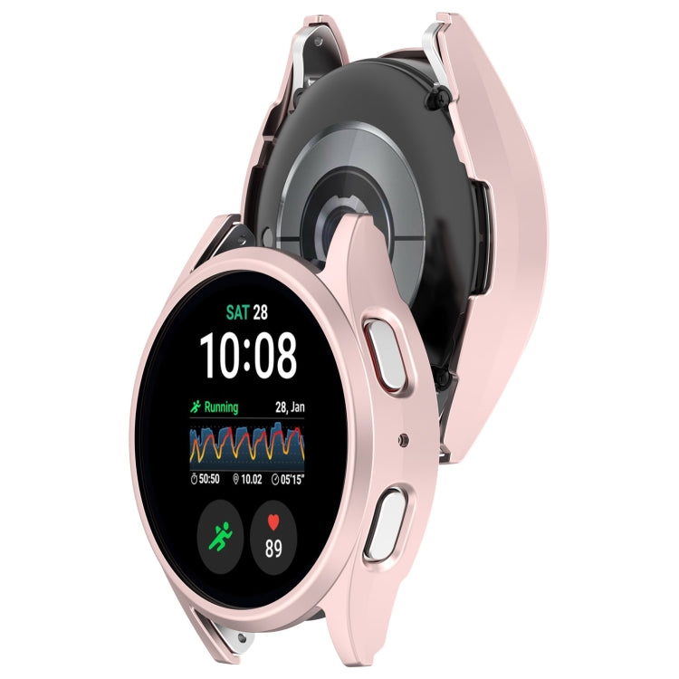 For Sansung Galaxy Watch 7 44mm Half Pack Hollow PC Watch Protective Case(Rose Pink)