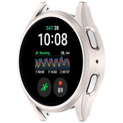 For Sansung Galaxy Watch 7 44mm Half Pack Hollow PC Watch Protective Case(Starlight)