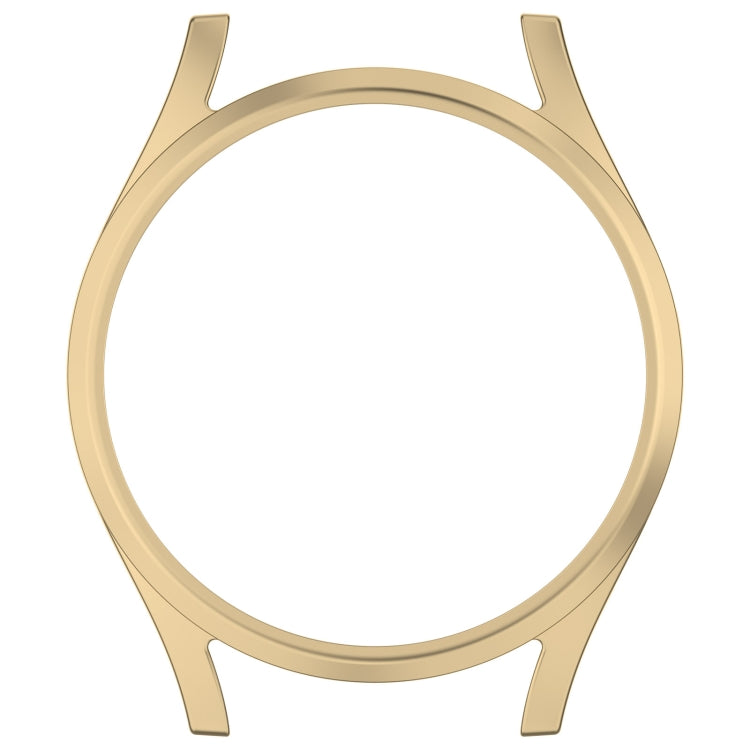 For Sansung Galaxy Watch 7 44mm Half Pack Hollow PC Watch Protective Case(Champaign Gold)