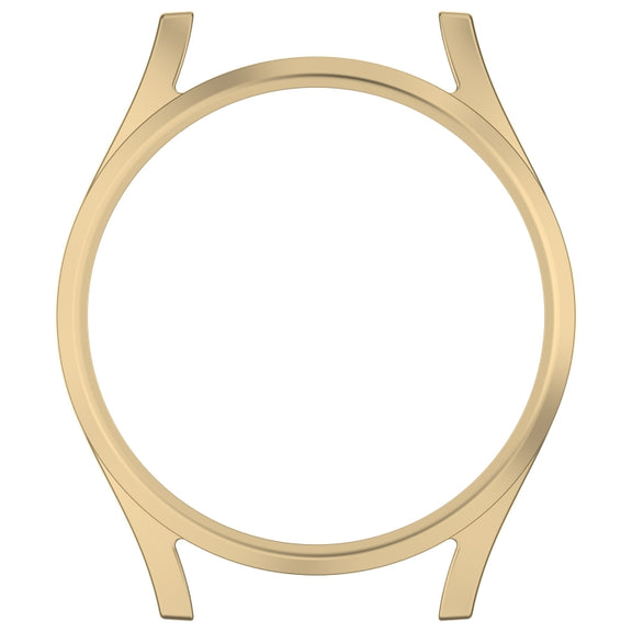 For Sansung Galaxy Watch 7 44mm Half Pack Hollow PC Watch Protective Case(Champaign Gold)