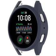 For Sansung Galaxy Watch 7 44mm Half Pack Hollow PC Watch Protective Case(Midnight Blue)