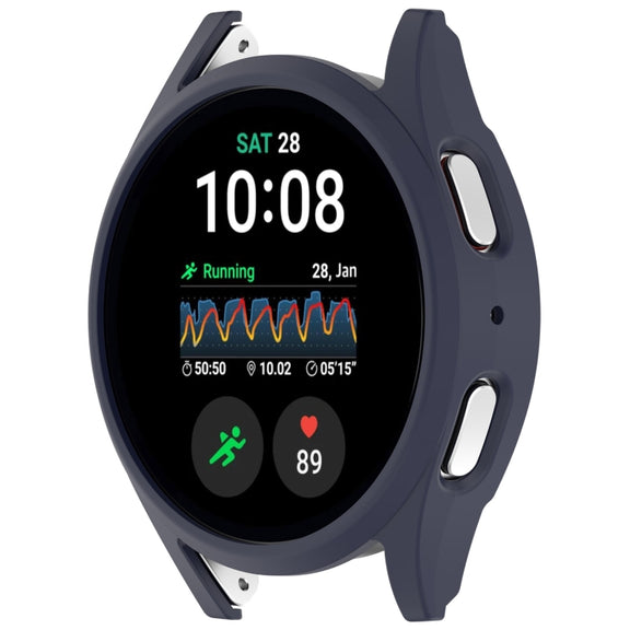 For Sansung Galaxy Watch 7 44mm Half Pack Hollow PC Watch Protective Case(Midnight Blue)
