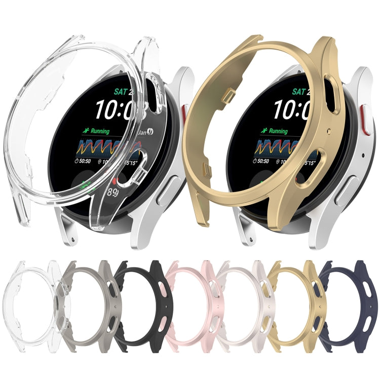 For Sansung Galaxy Watch 7 40mm Half Pack Hollow PC Watch Protective Case(Midnight Blue)