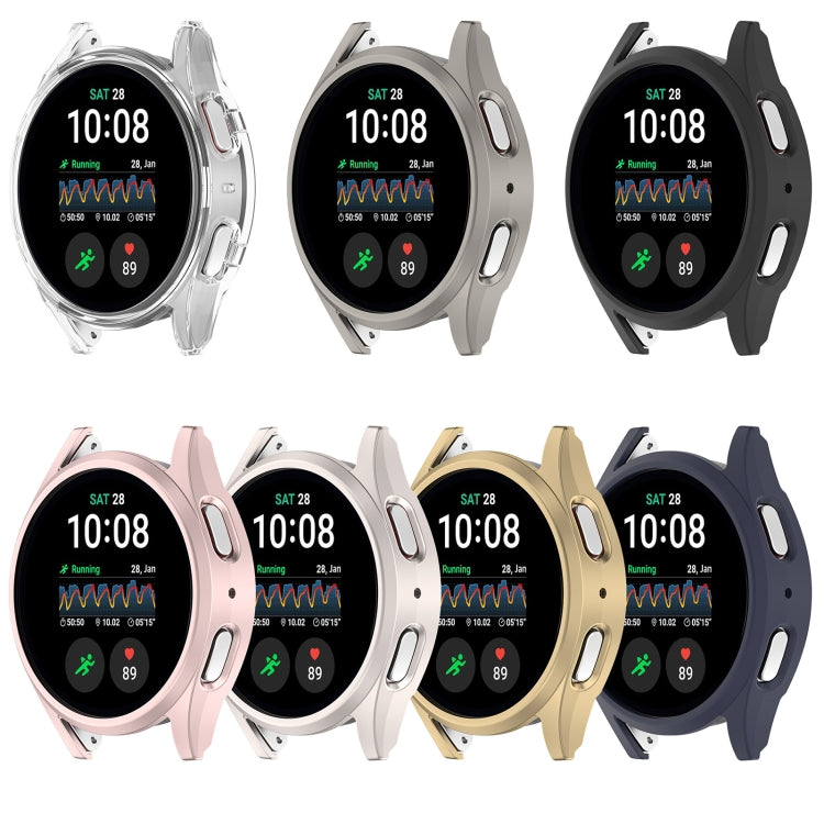 For Sansung Galaxy Watch 7 44mm Half Pack Hollow PC Watch Protective Case(Rose Pink)