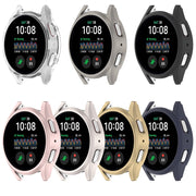 For Sansung Galaxy Watch 7 44mm Half Pack Hollow PC Watch Protective Case(Rose Pink)